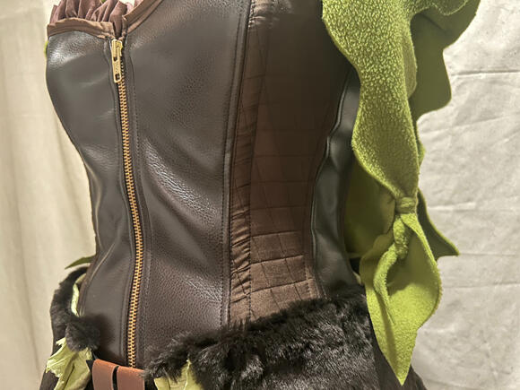 "Solid Oak" Corset Detail