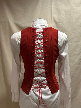 "TV Ready Corseted Waistcoat" Back Loose