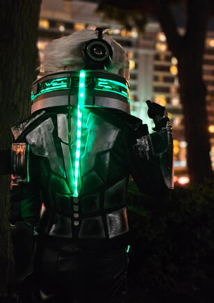 LED Robot Collar Back